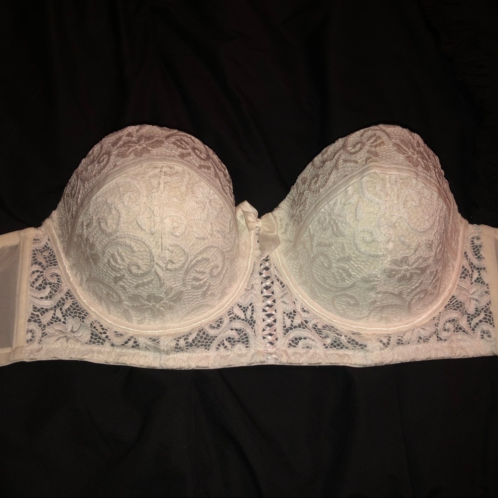 Adore Me Strapless Lace Bra